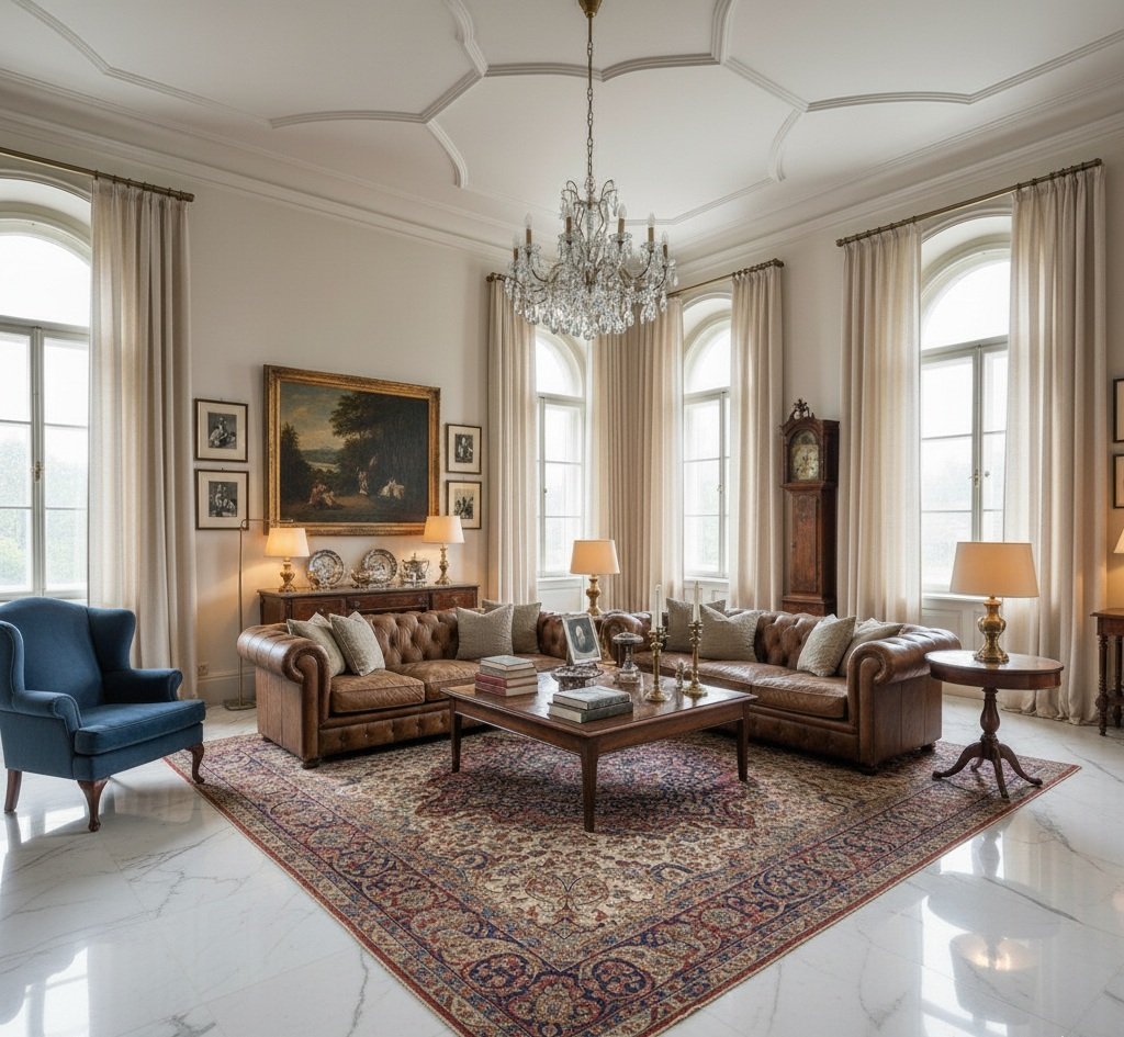 decoración airbnb old money