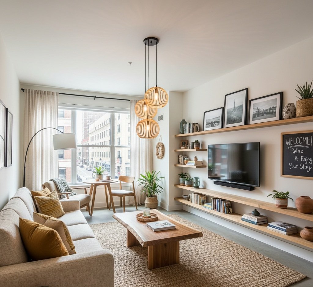 Salones Airbnb: ideas, decoración y distribución para espacios que cautivan a tus huéspedes